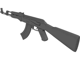 AK-47 3D Model