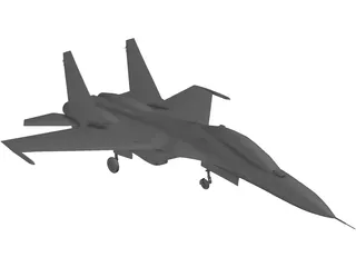 Sukhoi Su-30 3D Model