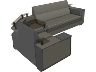 Sofa Liverpool 3D Model