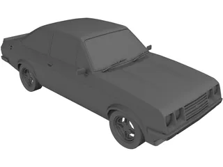 Ford Escort MK2 3D Model