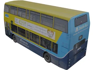 Dublin Bus 3D Model