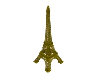 Eiffel Tower 3D Model