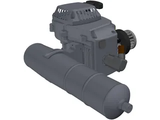 Zenoah 270 RC 3D Model