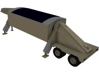 THAAD Radar 3D Model