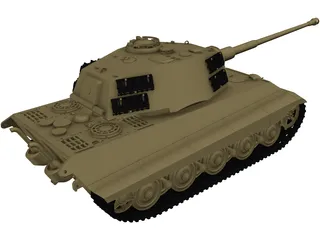 King Tiger 3D Model
