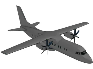 Antonov An-140 3D Model