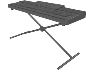 Keyboard Electric 3D Model