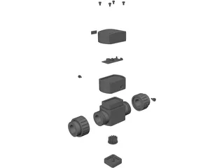 Flow Sensor 3D Model