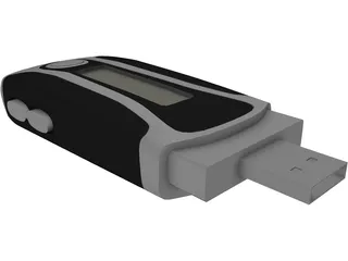 MP3 Player 3D Model