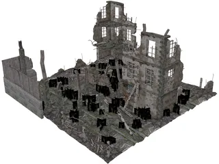 City Ruins 3D Model