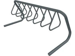 Bike Rack 3D Model