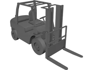 Forklift 54in 3D Model