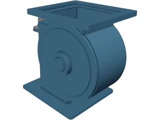 Silo Discharge Valve 3D Model