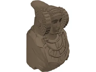 Maya Head 3D Model
