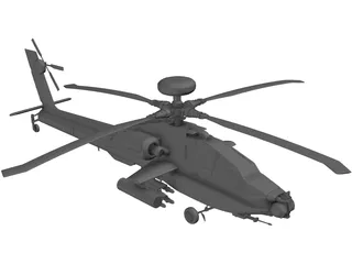 Boeing AH-64 Apache 3D Model