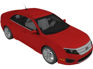 Ford Fusion (2010) 3D Model