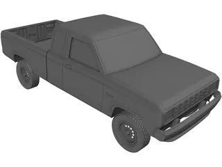 Ford Ranger LTX (1998) 3D Model