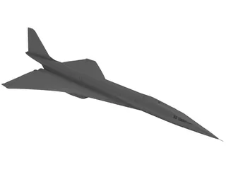 Tupolev Tu-144 3D Model