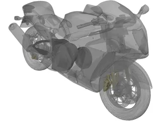 Suzuki Hayabusa 3D Model