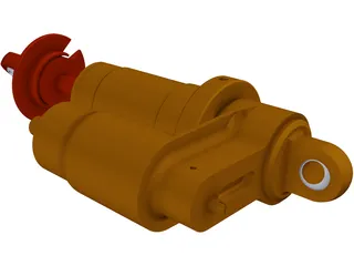 Shock Absorber PA-7800 3D Model