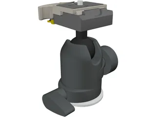 Manfrotto 488RC2 Ball Head 3D Model