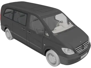 Mercedes-Benz Vito (2005) 3D Model