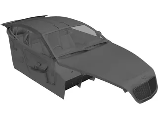 Interior Bentley Continental GT (2004) 3D Model