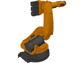 Kuka KR100-140 Robot 3D Model