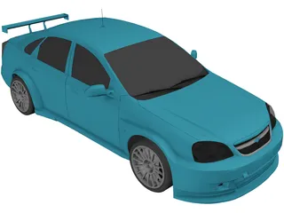 Chevrolet Lacetti WTCC 3D Model