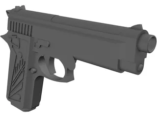 Beretta 9mm 3D Model