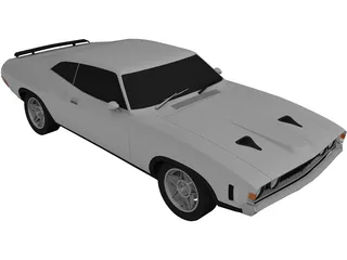 Ford Falcon XA GT 3D Model