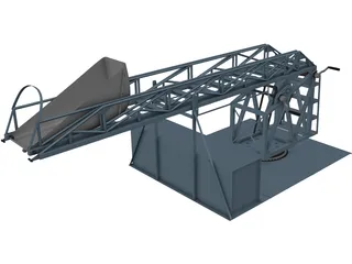 Crane for Pickup Truck 3D Model