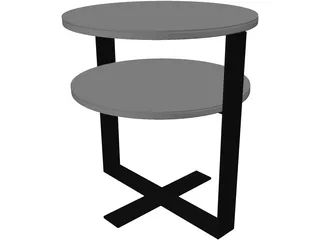 Low Table 3D Model