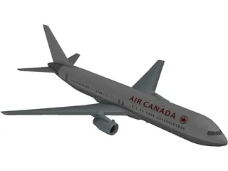 Boeing 767 Air Canada [+Interior] 3D Model