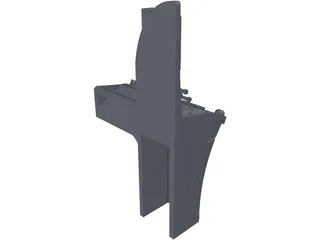 Industrial Train Control Panel 3D Model