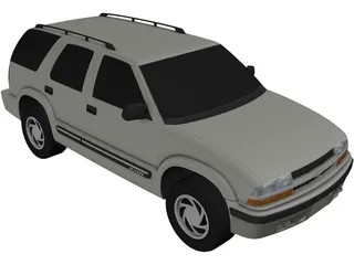 Chevrolet Blazer 4 door (2001) 3D Model