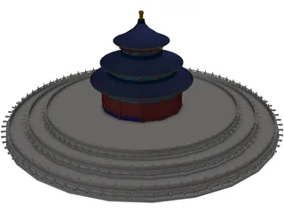 Temple of Heaven 3D Model