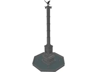 Eagle Monument 3D Model