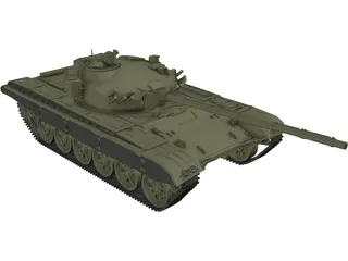 T-72 Ural 3D Model