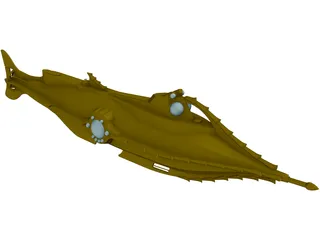 Nautilus Submarine 3D Model