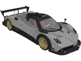 Pagani Zonda R (2009) 3D Model