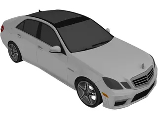 Mercedes-Benz E63 AMG (2011) 3D Model