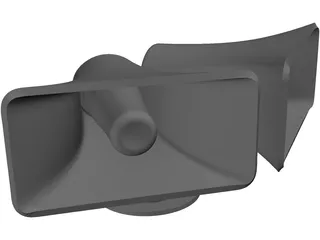 Loudhailer Horn Type 3D Model