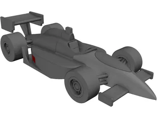 Indy Race Car 3D Model