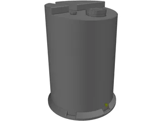 Chemical Tank 3D Model