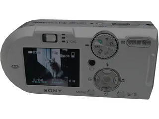 Sony Cyber-shot DSC P150 Camera 3D Model