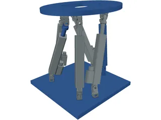 Stewart Platform 3D Model