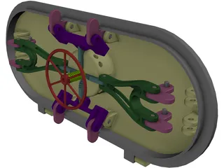 Hatch Pressure Assembly 3D Model