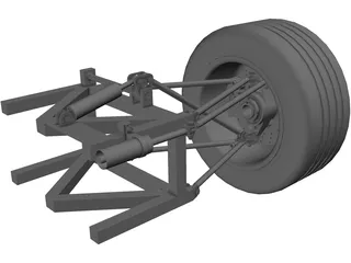 Suspension Car 3D Model