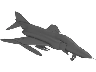 F-4 Phantom 3D Model